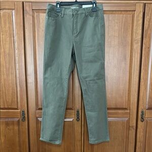 Style & Co. Olive Straight-Leg Pants